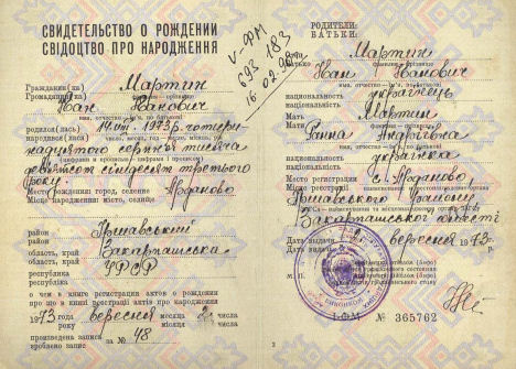 Ovjereni prijevod osobnih dokumenata na ruski jezik